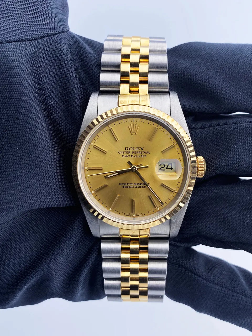 Rolex Two-Tone Gold Oyster Dial - Hình 2