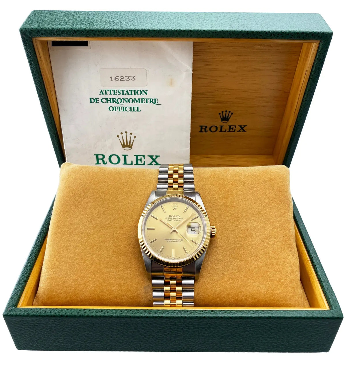Rolex Two-Tone Champagne Dial datejust - Hình 2