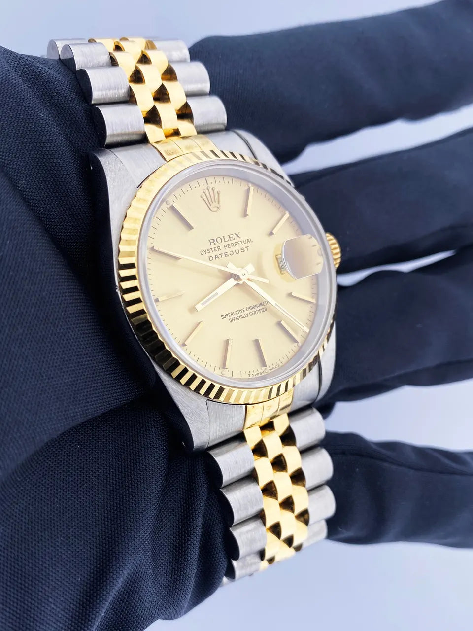 Rolex Two-Tone Gold Oyster Dial - Hình 3