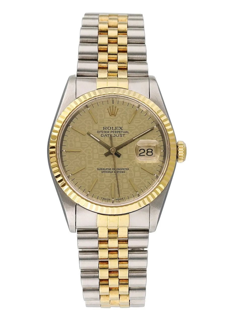 Rolex Tapestry Dial Two-Tone