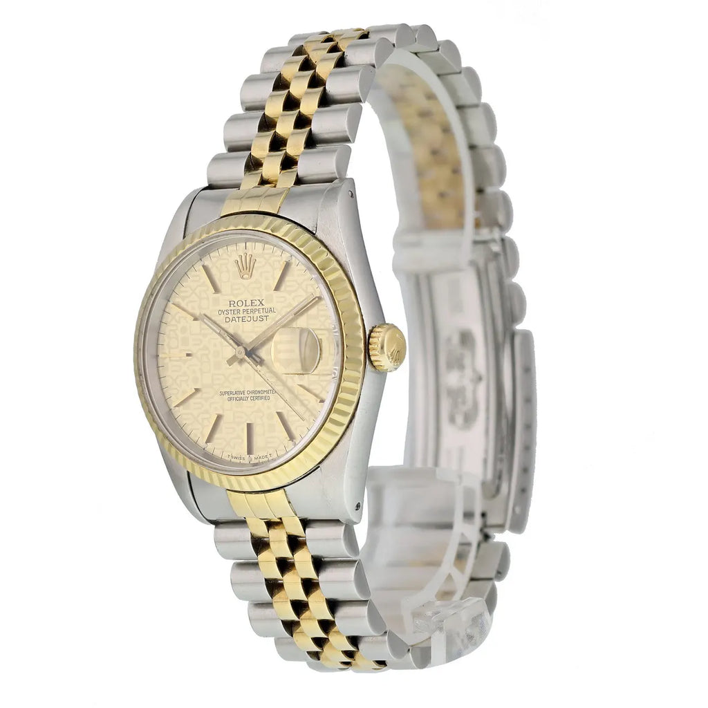 Rolex Tapestry Dial Two-Tone - Hình 2
