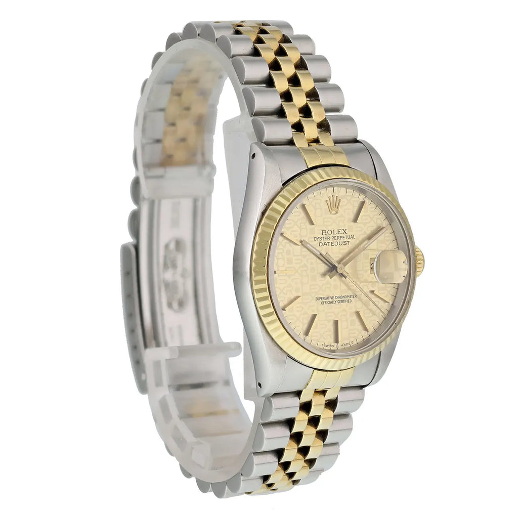 Rolex Tapestry Dial Two-Tone - Hình 3