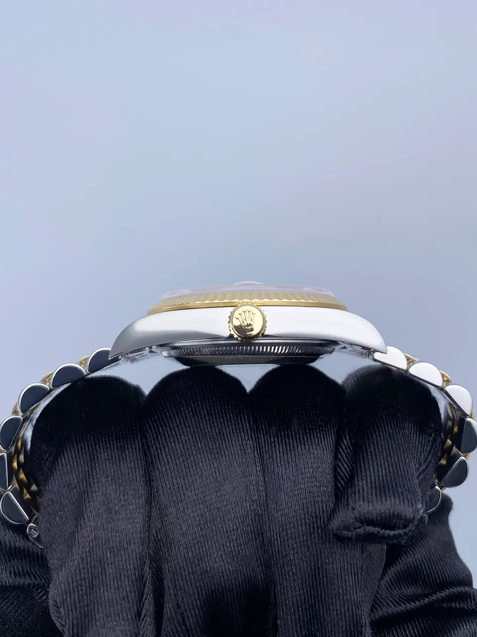 dial Rolex Black Diamond Datejust - Hình 5