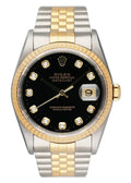 dial Rolex Black Diamond Datejust