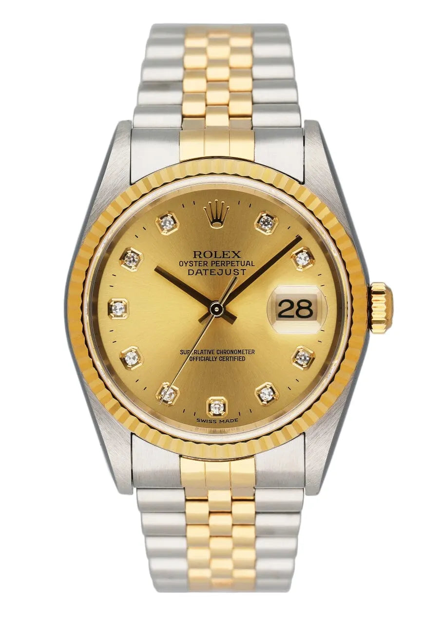 Rolex Two-Tone Gold Diamond Markers