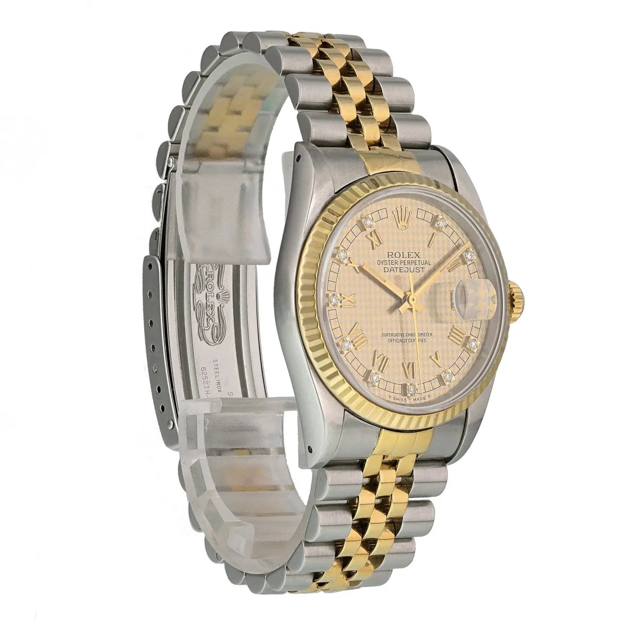 Rolex Houndstooth Dial Diamond - Hình 2