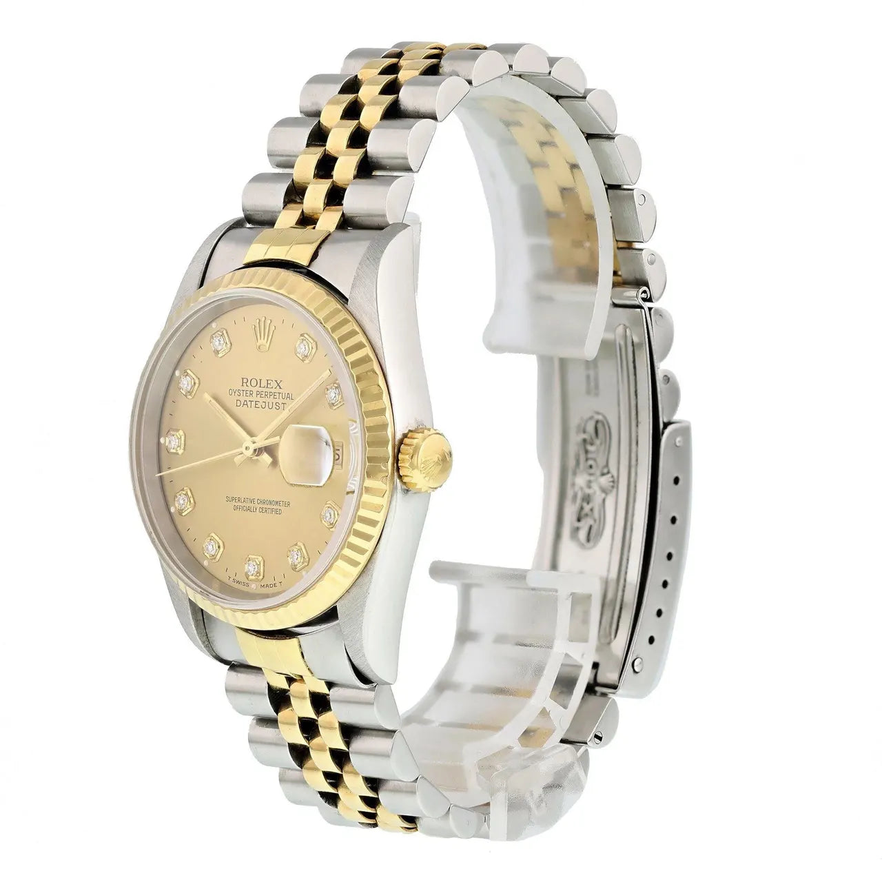Rolex Two-Tone Diamond Dial datejust - Hình 2