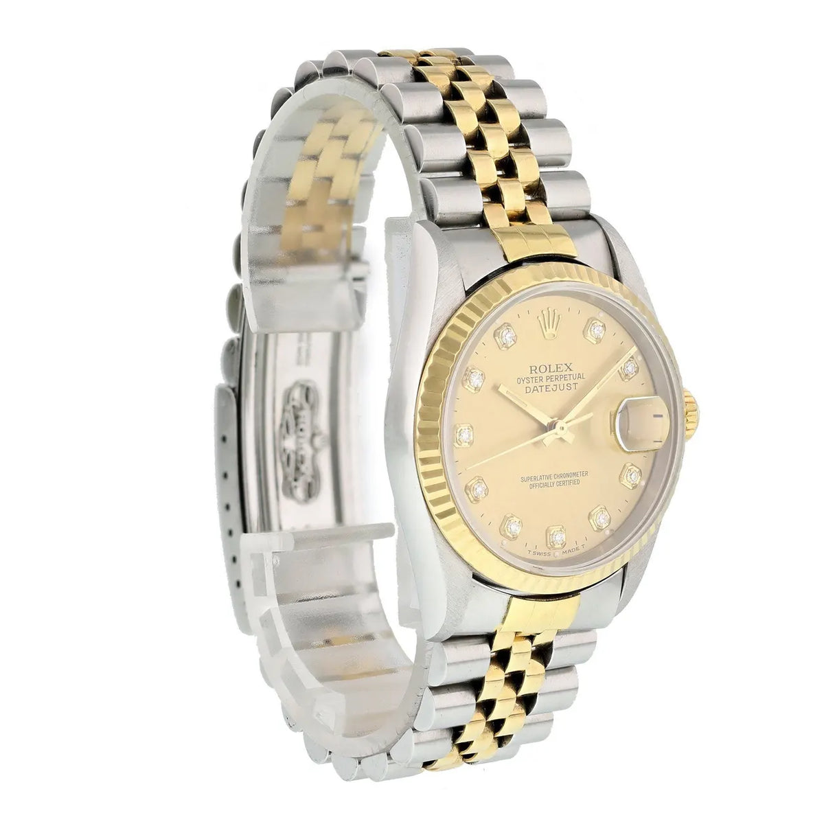 Rolex Two-Tone Gold Diamond datejust - Hình 4