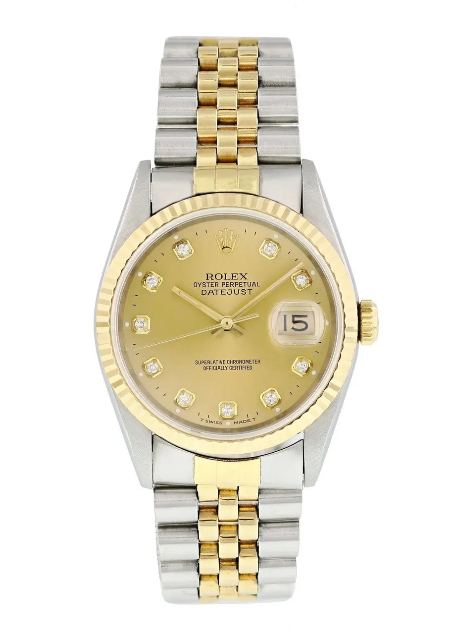 Rolex Two-Tone Diamond Dial datejust