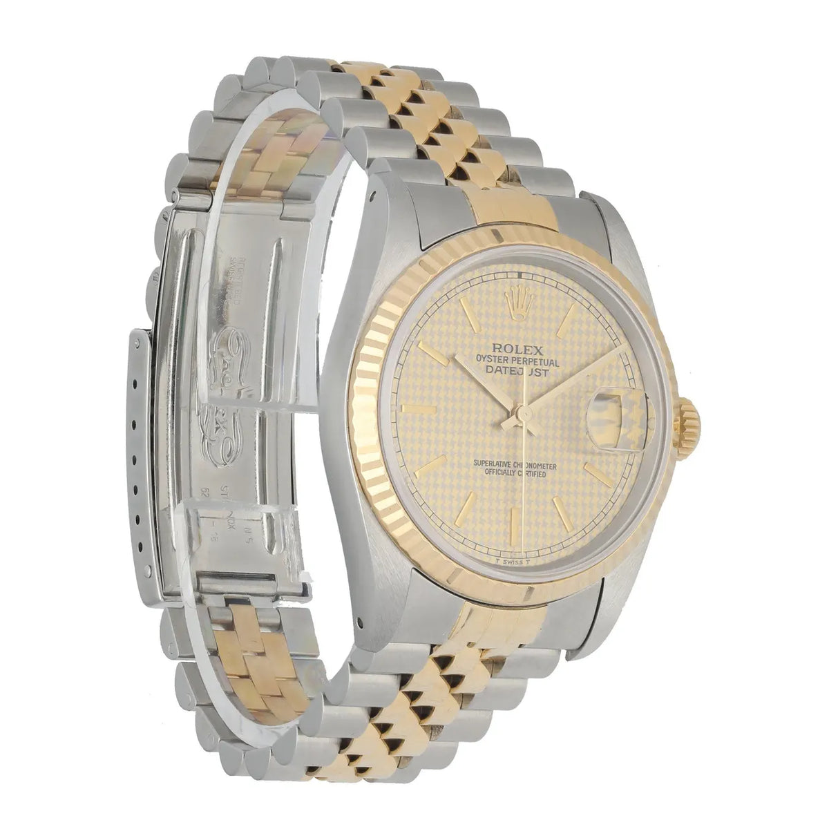 two Rolex Datejust Houndstooth Dial - Hình 3