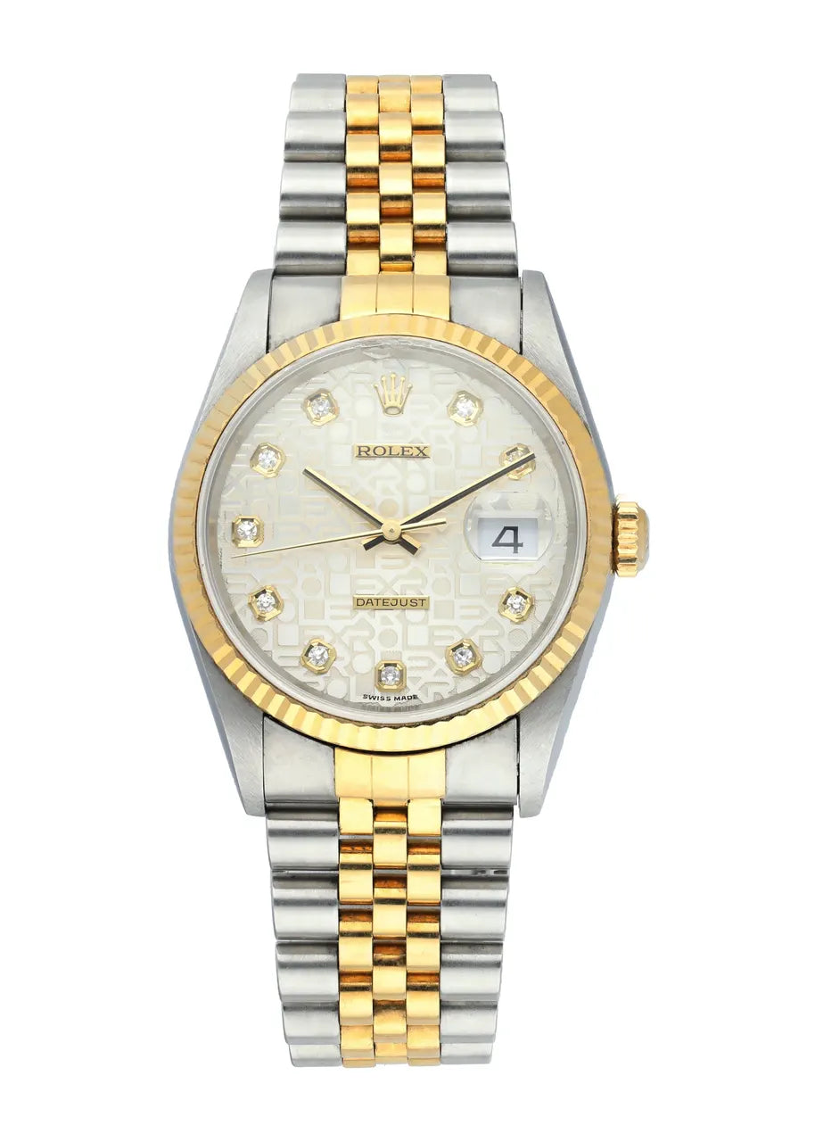 Rolex Two-Tone Diamond Logo