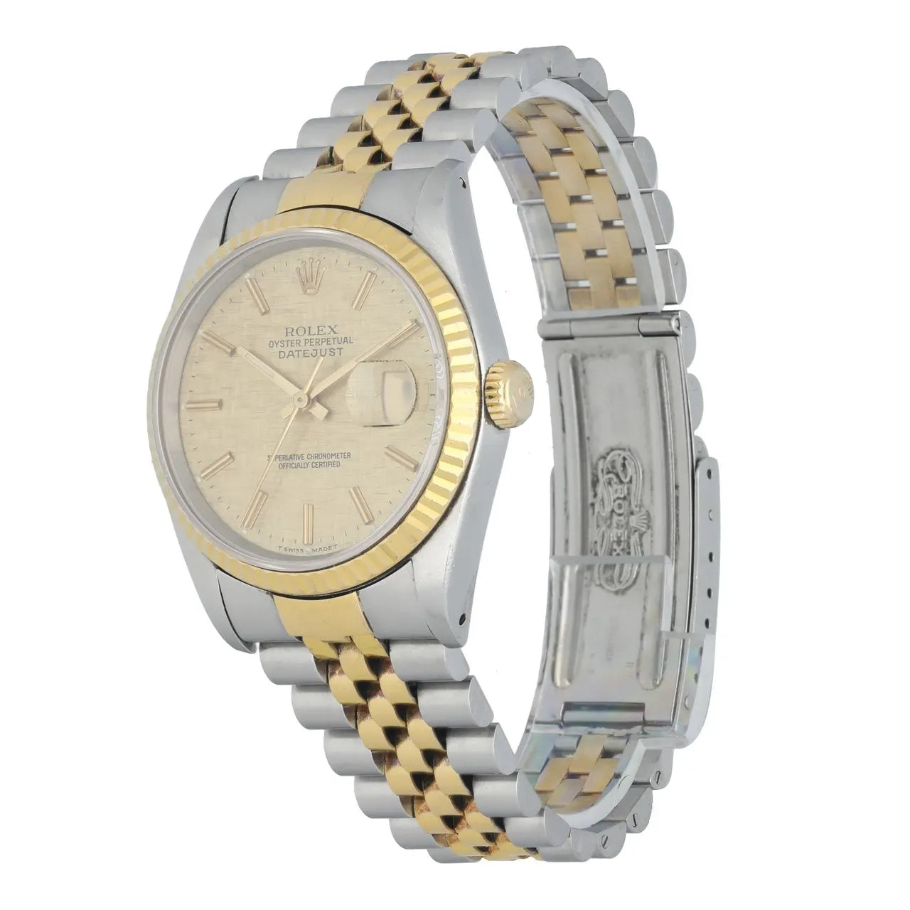 datejust fluted Rolex Tapestry Dial Two-Tone - Hình 2