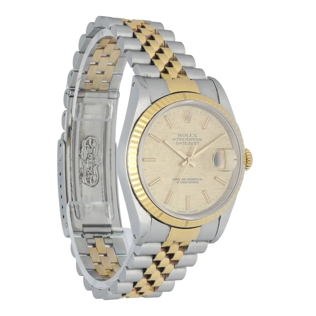 datejust fluted Rolex Tapestry Dial Two-Tone - Hình 3