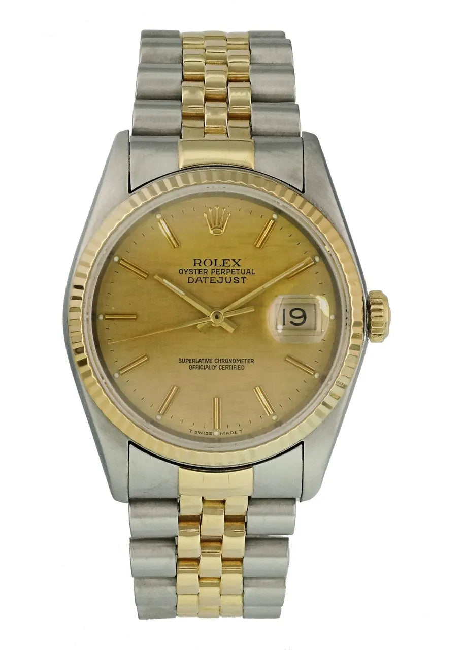 datejust gold Rolex Two-Tone Champagne Jubilee