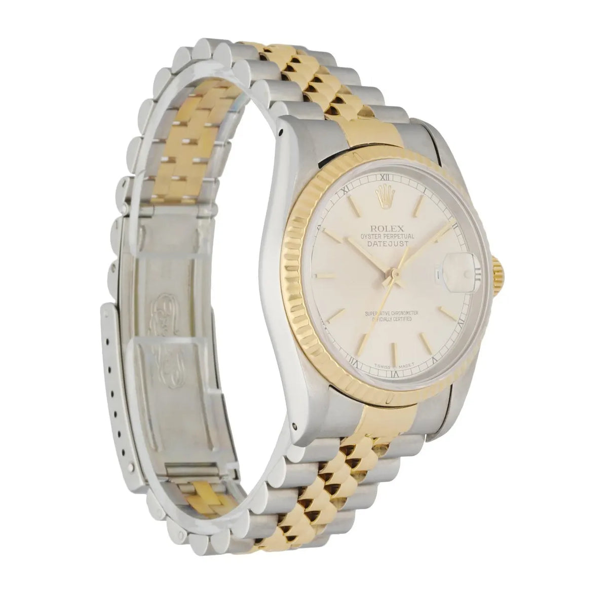 Rolex Datejust Two-Tone Silver - Hình 3