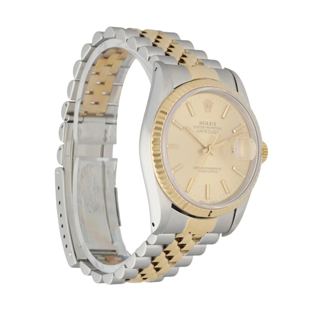Rolex Two-Tone Champagne Fluted Bezel - Hình 3