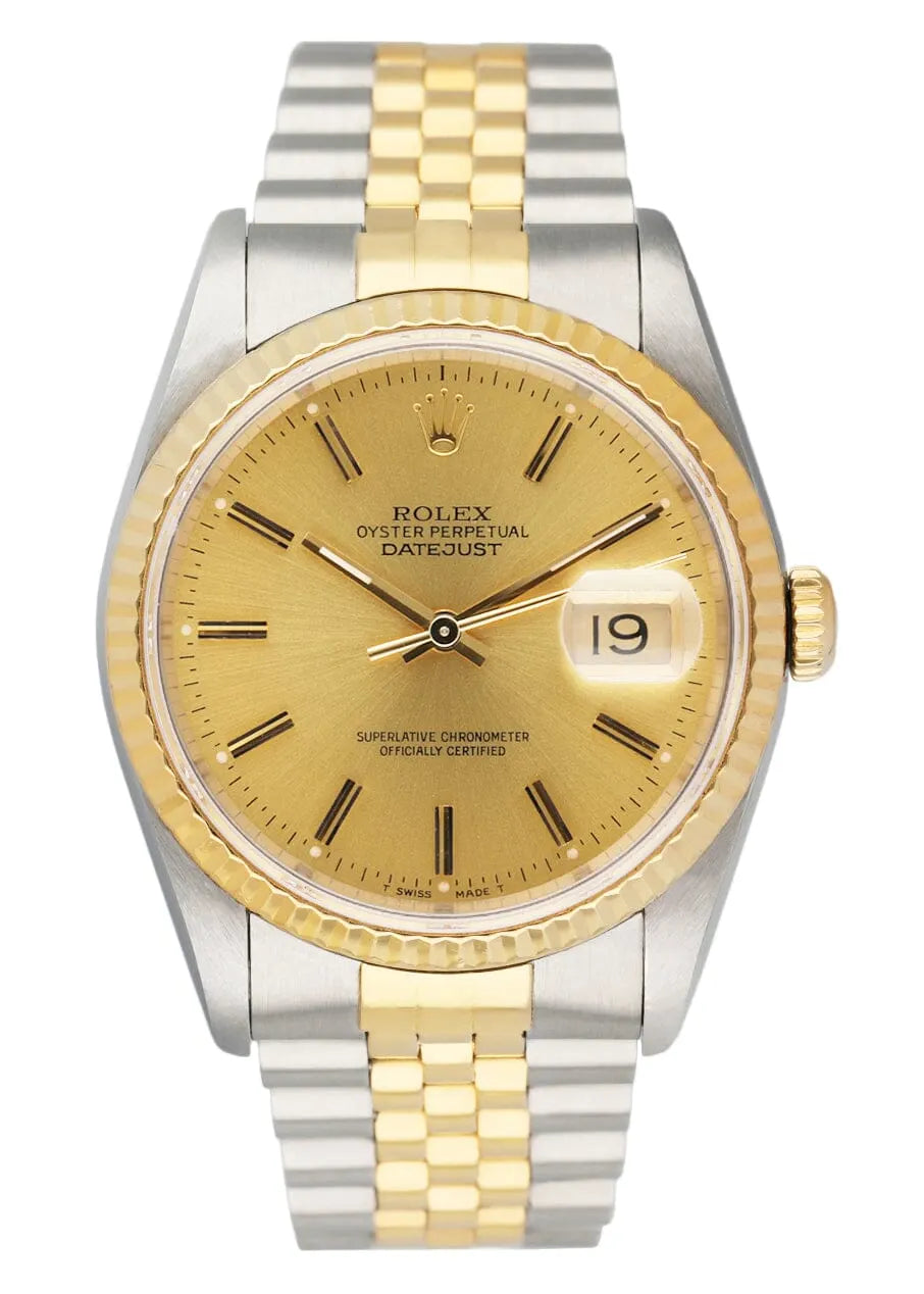 Rolex Gold Dial Two-Tone Jubilee