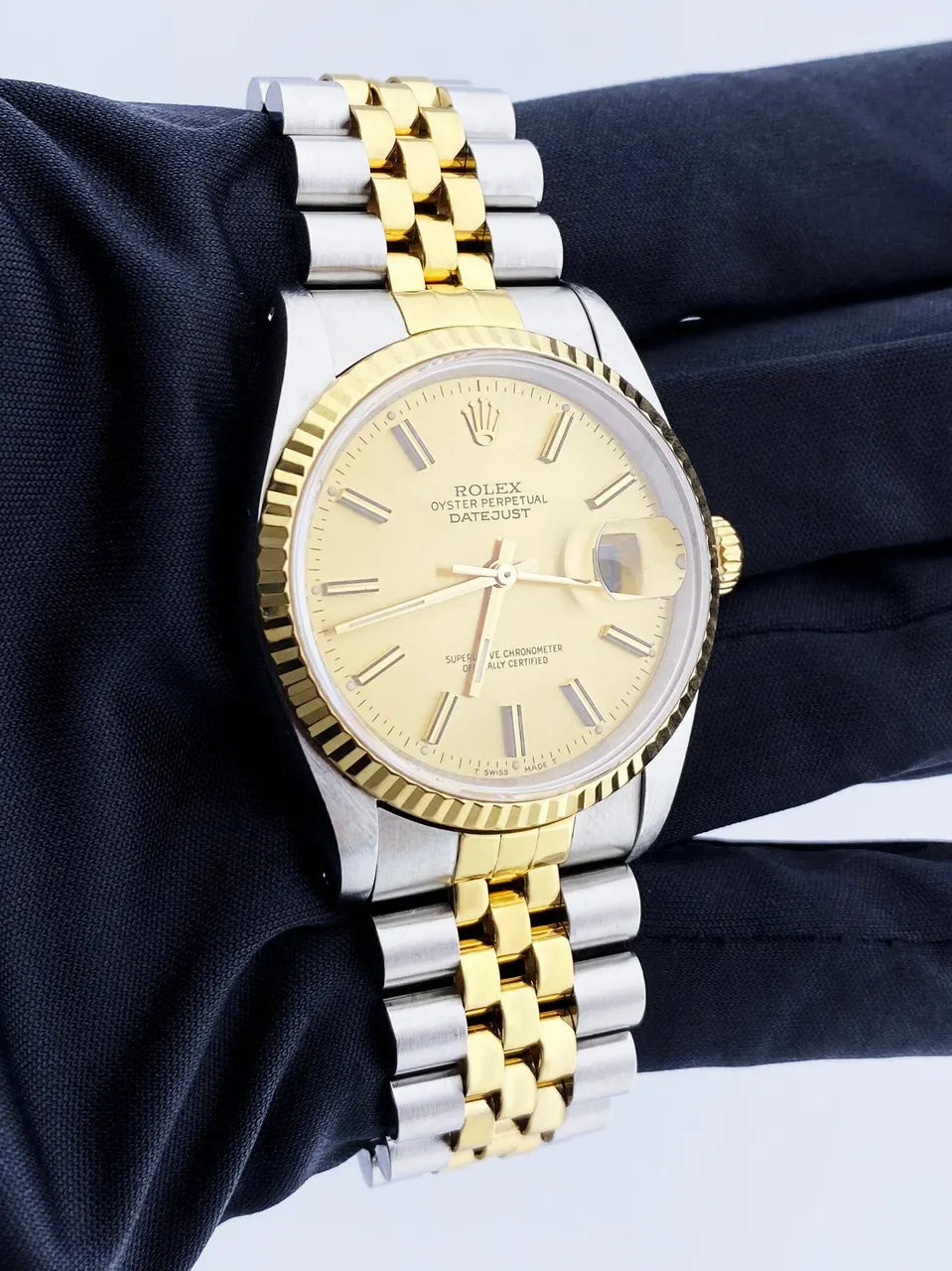 Rolex Gold Dial Two-Tone Jubilee - Hình 3