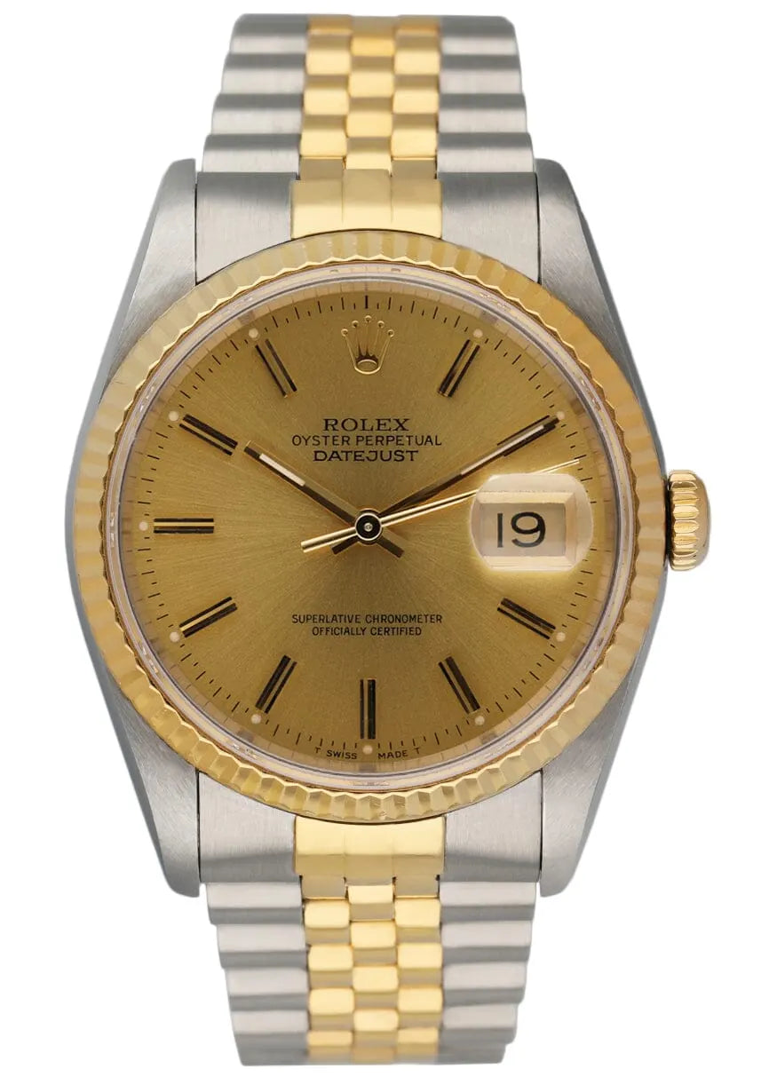 Rolex Datejust Gold Champagne - Hình 12