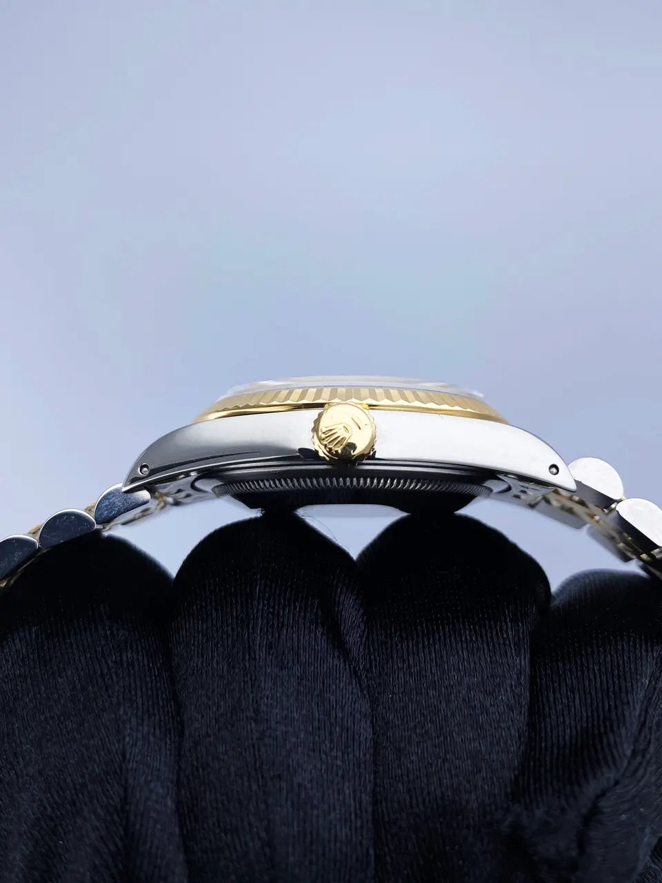 Rolex Two-Tone Silver Fluted Bezel - Hình 4