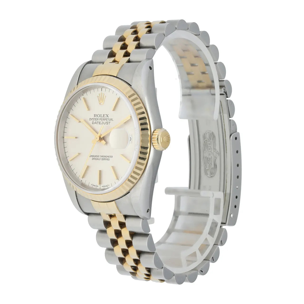 Rolex Two-Tone Silver Dial datejust - Hình 2