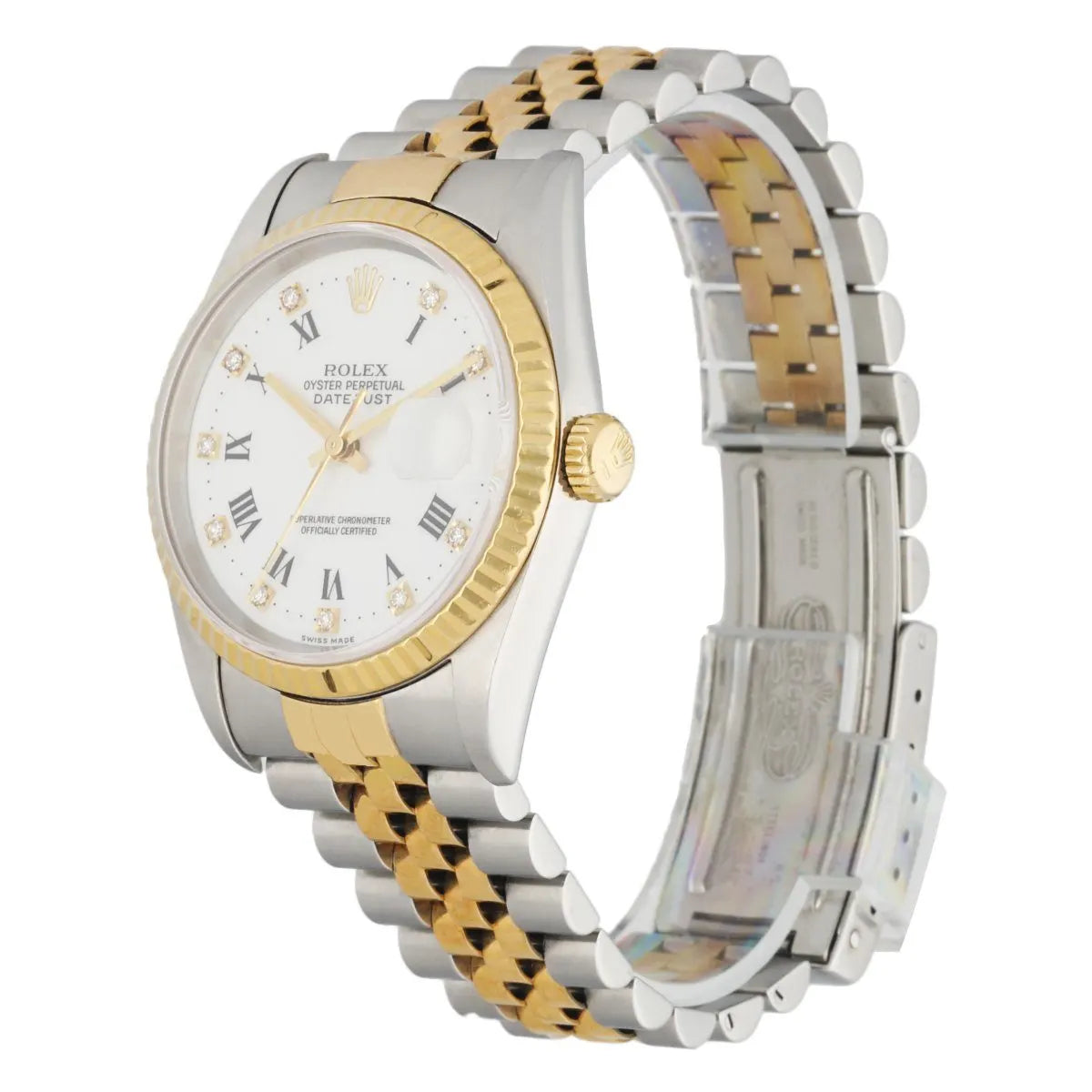 Rolex Two-Tone White Diamond - Hình 2
