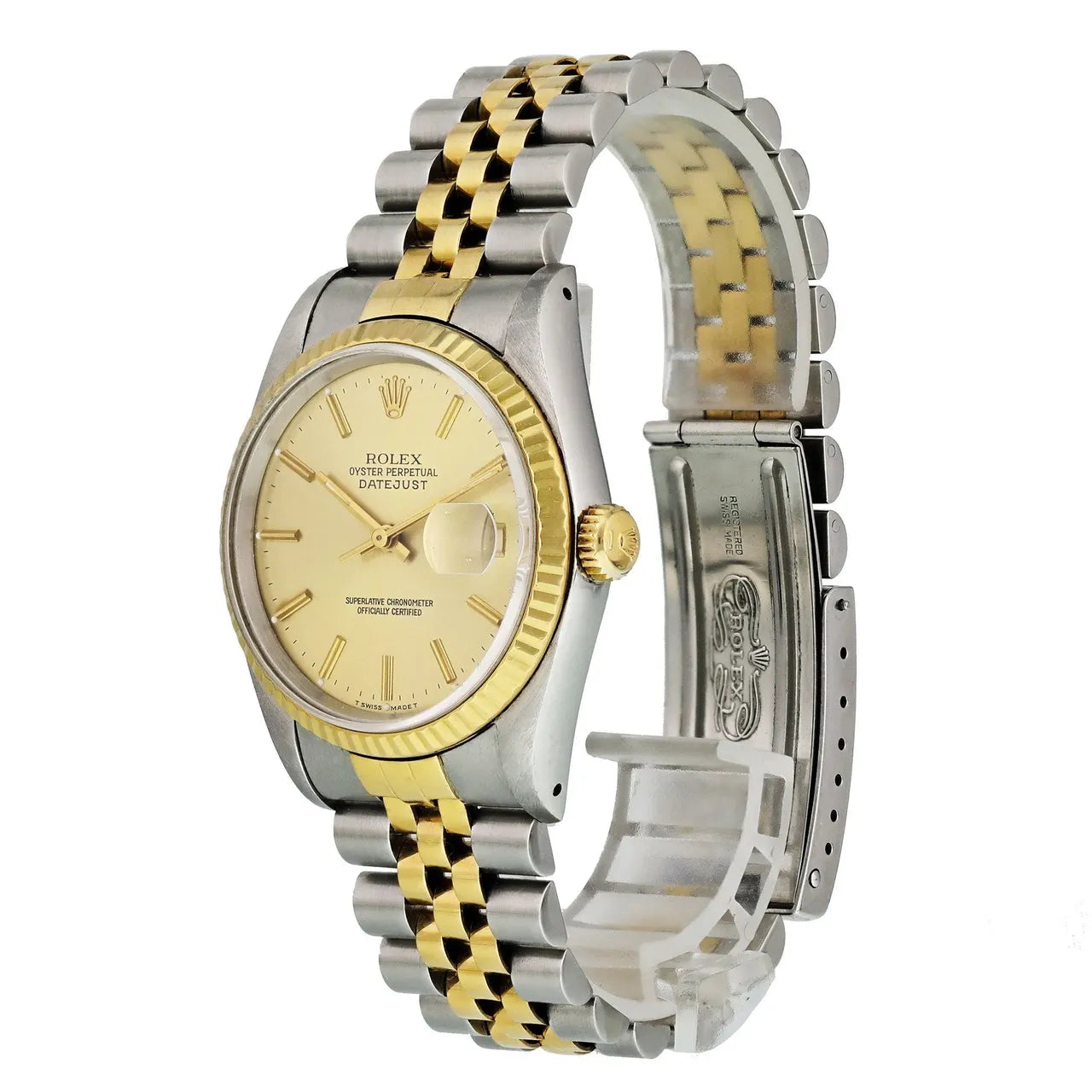 jubilee bracelet Rolex Datejust Champagne Dial Two-Tone - Hình 2