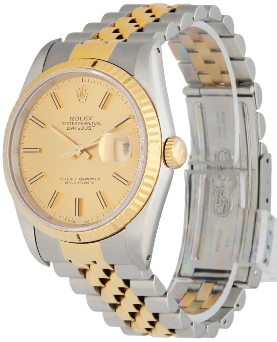 Rolex Datejust Gold Champagne - Hình 9
