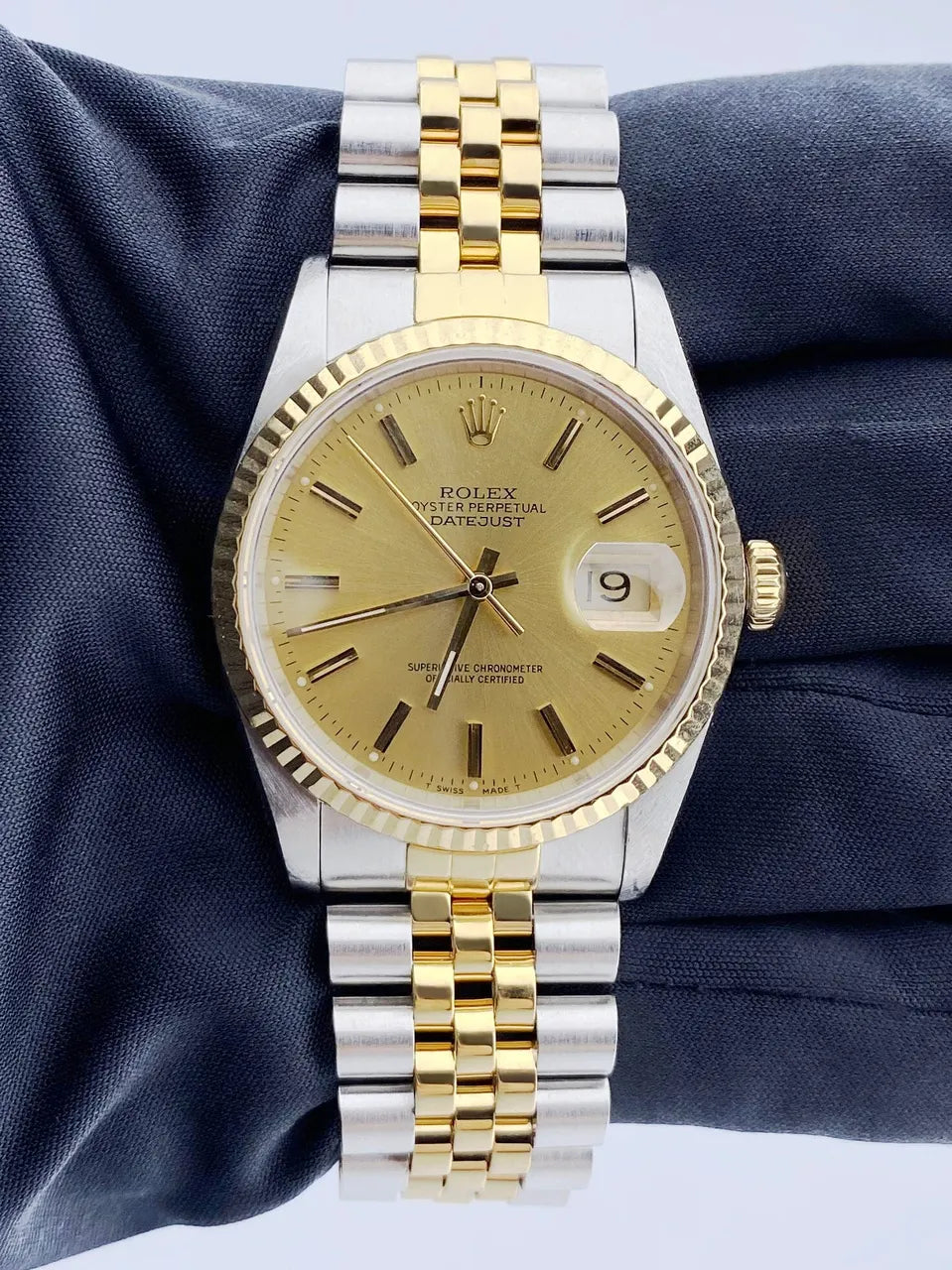 Rolex Gold Dial Two-Tone Jubilee - Hình 2