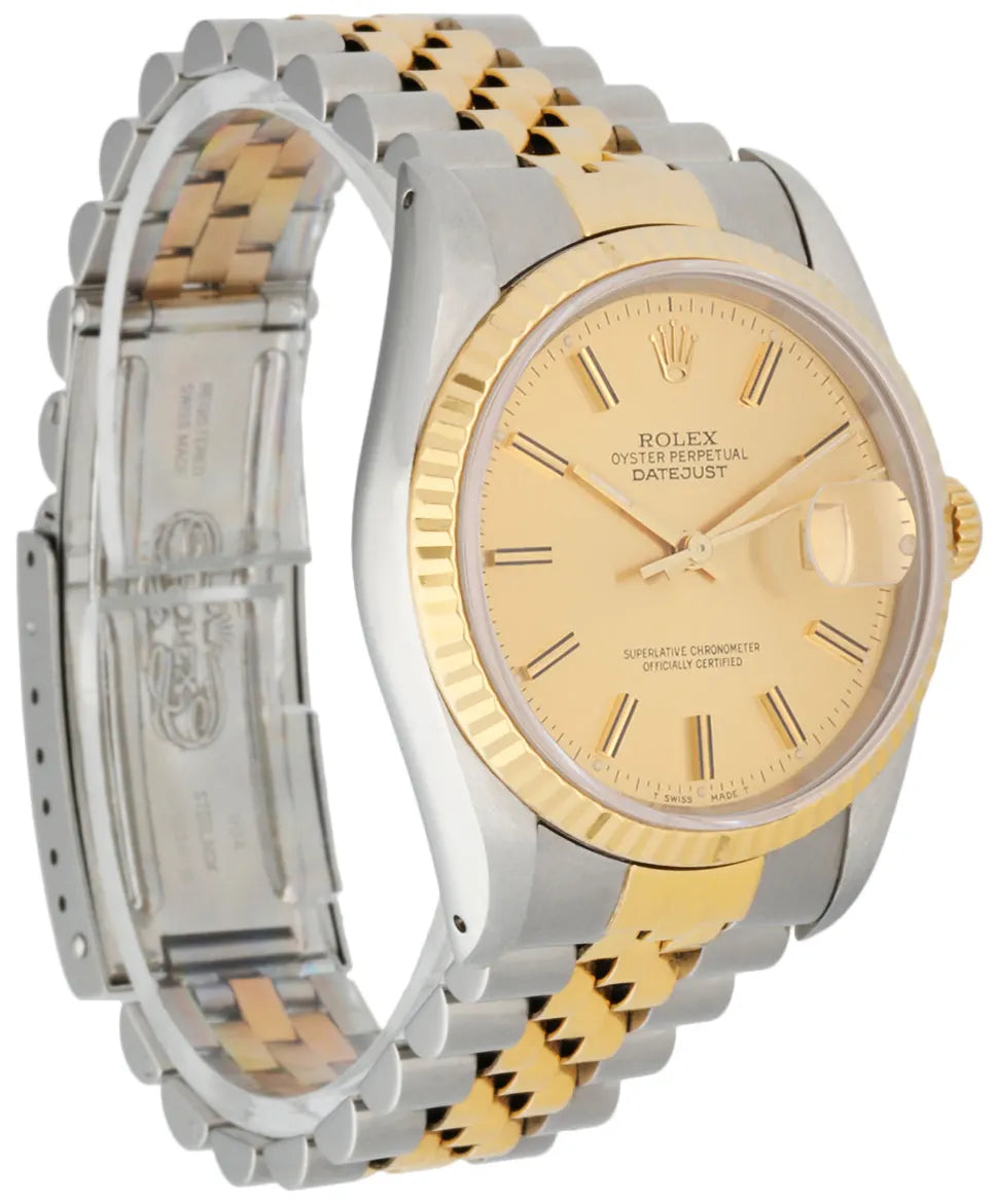 Rolex Datejust Gold Champagne - Hình 10