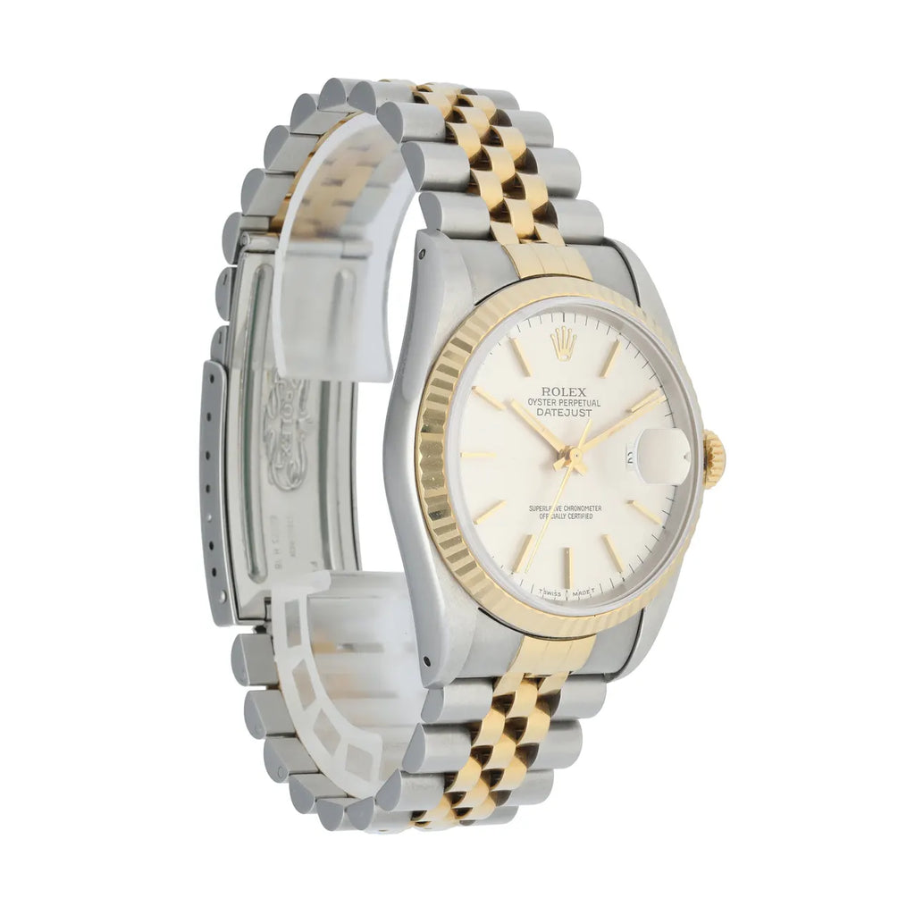 Rolex Two-Tone Silver Dial datejust - Hình 6