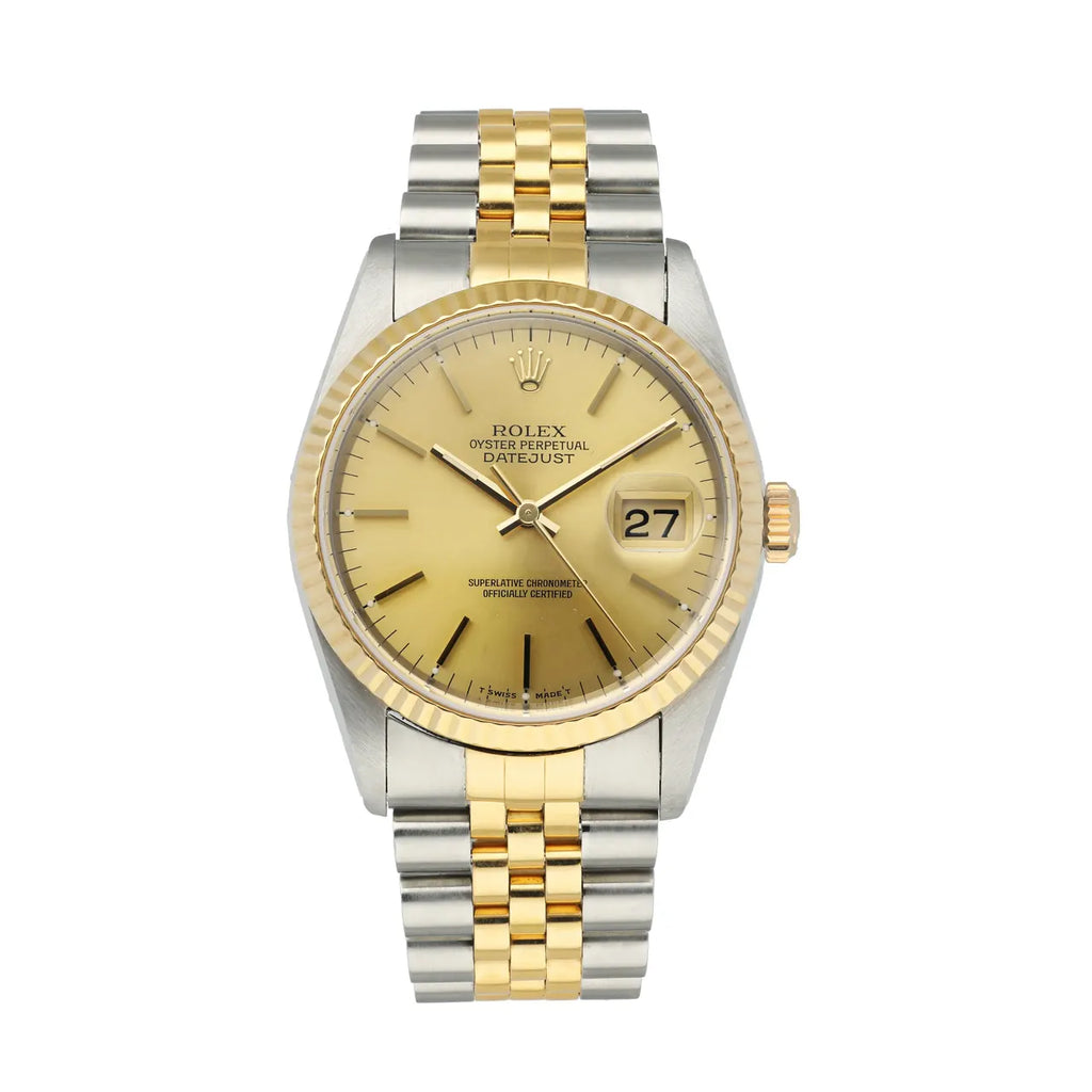 Rolex Two-Tone Champagne Dial datejust
