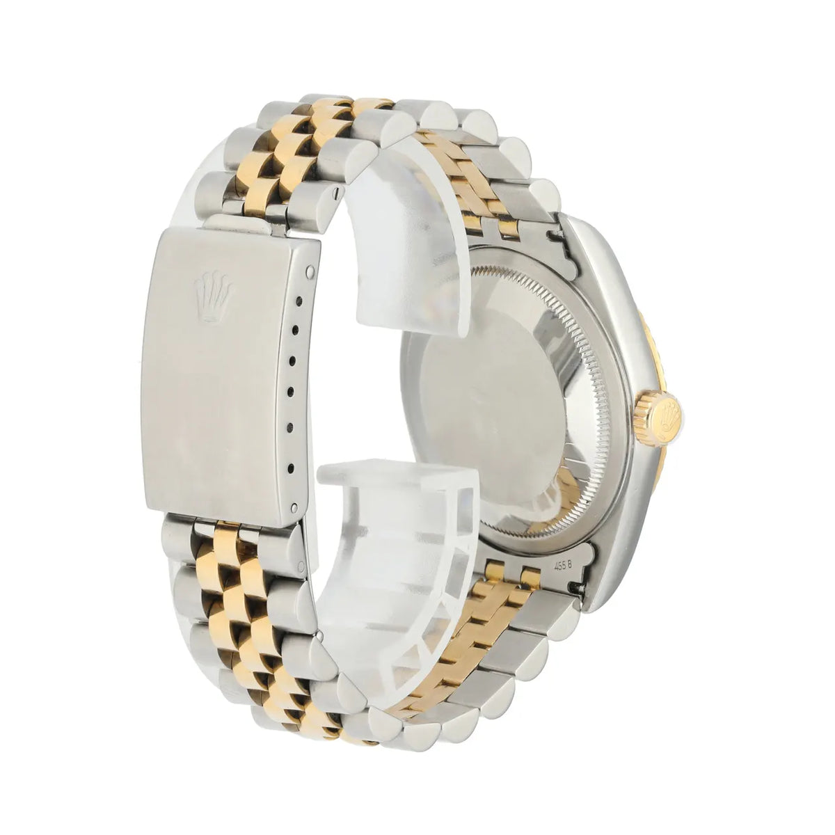 datejust fluted Rolex Two-Tone Gold Champagne - Hình 4
