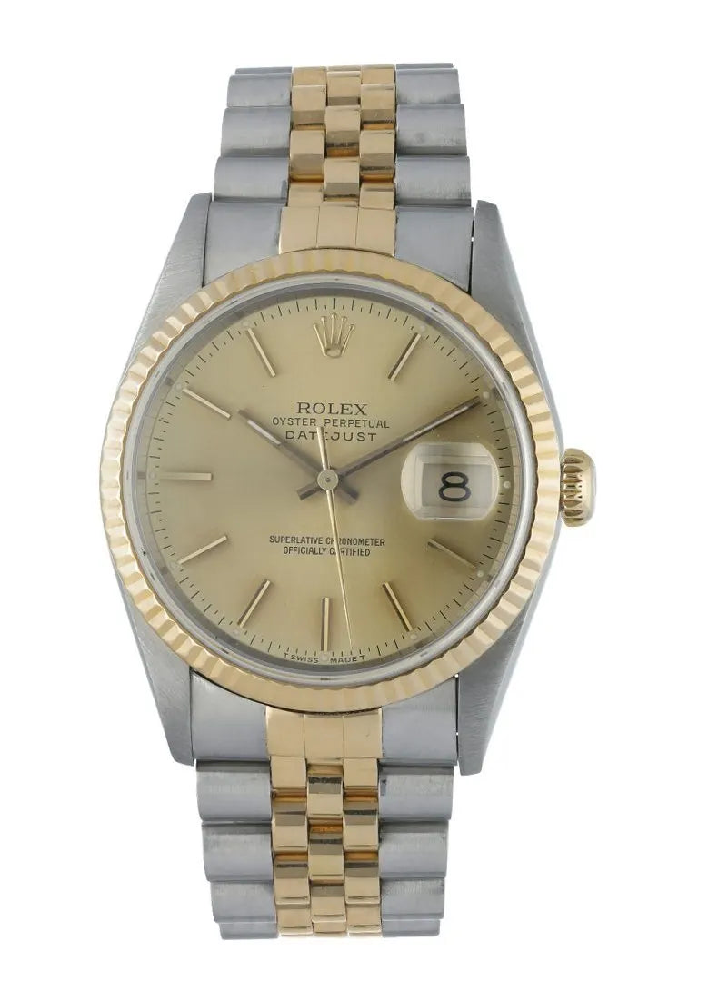 Rolex Two-Tone Champagne Stick