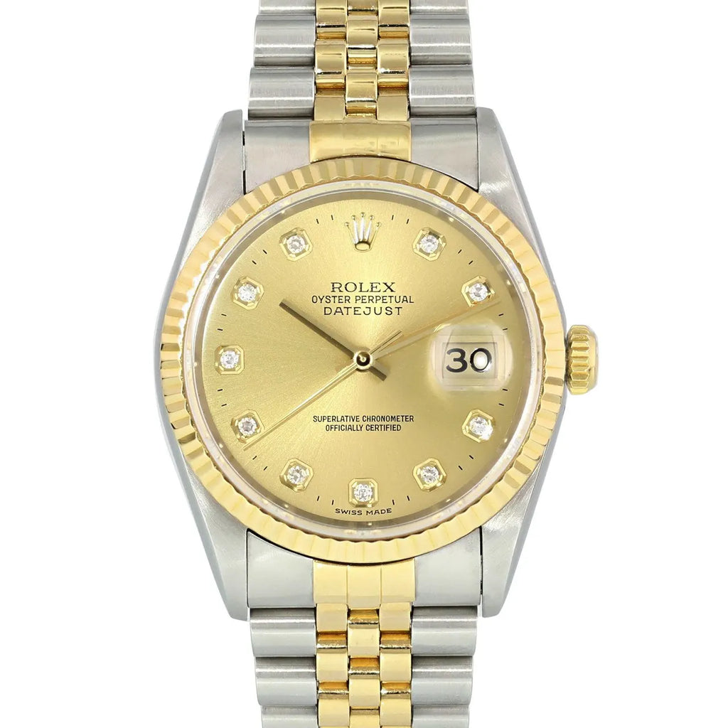 Rolex Gold Diamond Dial datejust