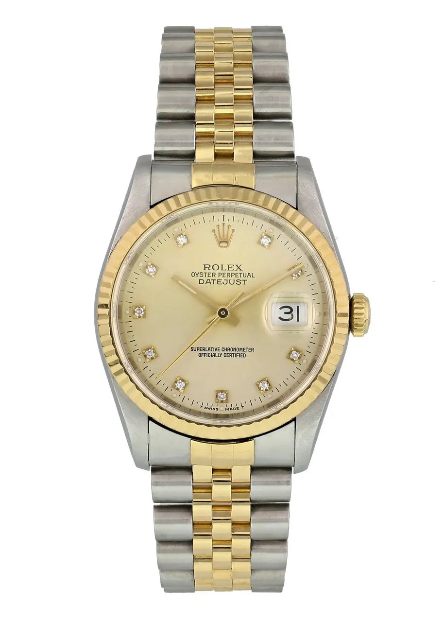 Rolex Two-Tone Diamond Dial