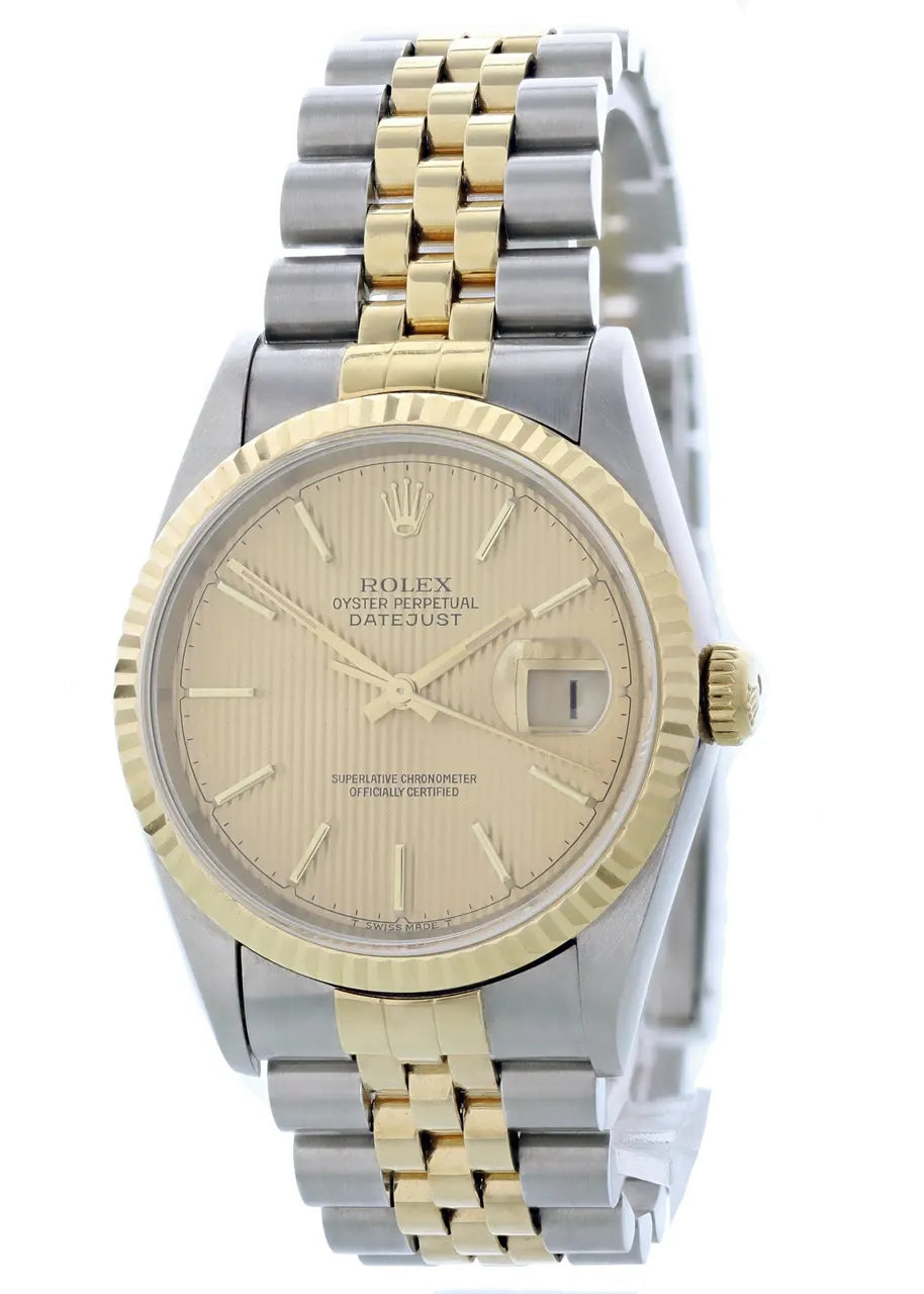 Rolex Two-Tone Gold Fluted