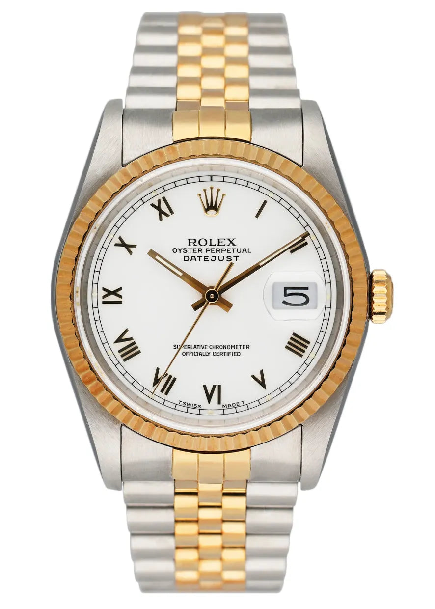 Rolex Datejust White Roman Numeral