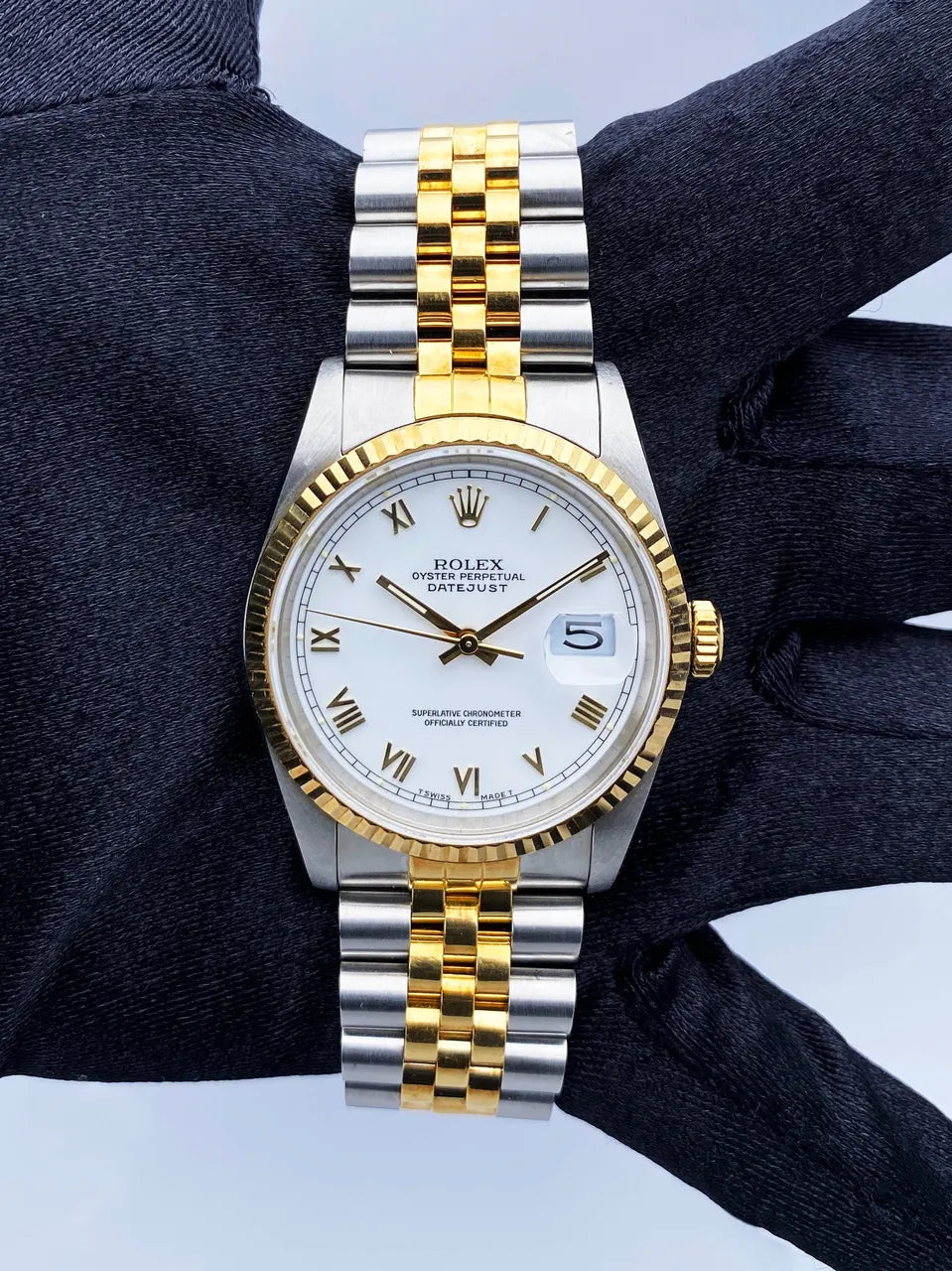 Rolex Datejust White Roman Numeral - Hình 2