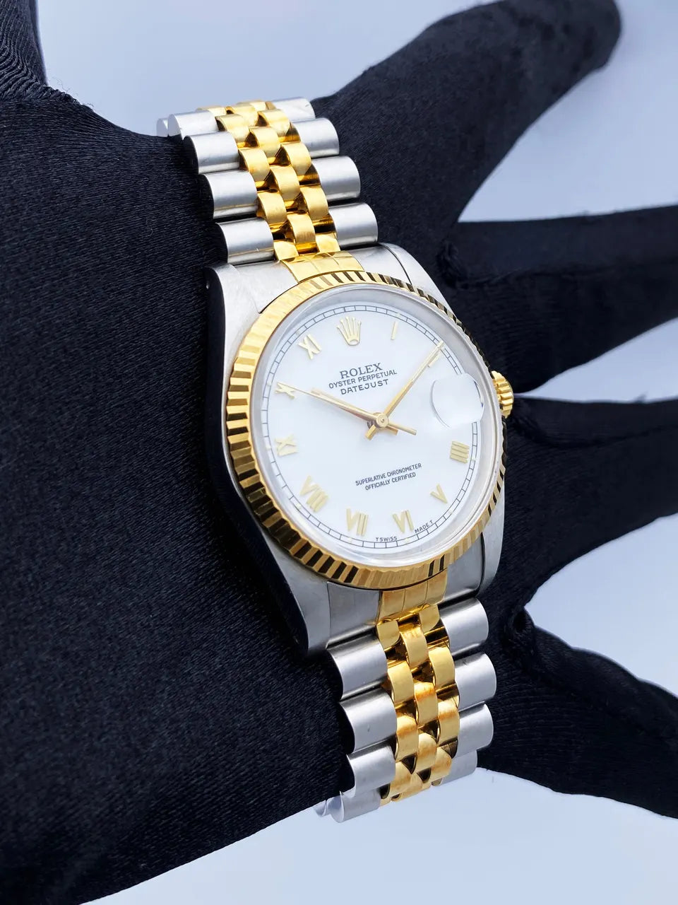 Rolex Datejust White Roman Numeral - Hình 3