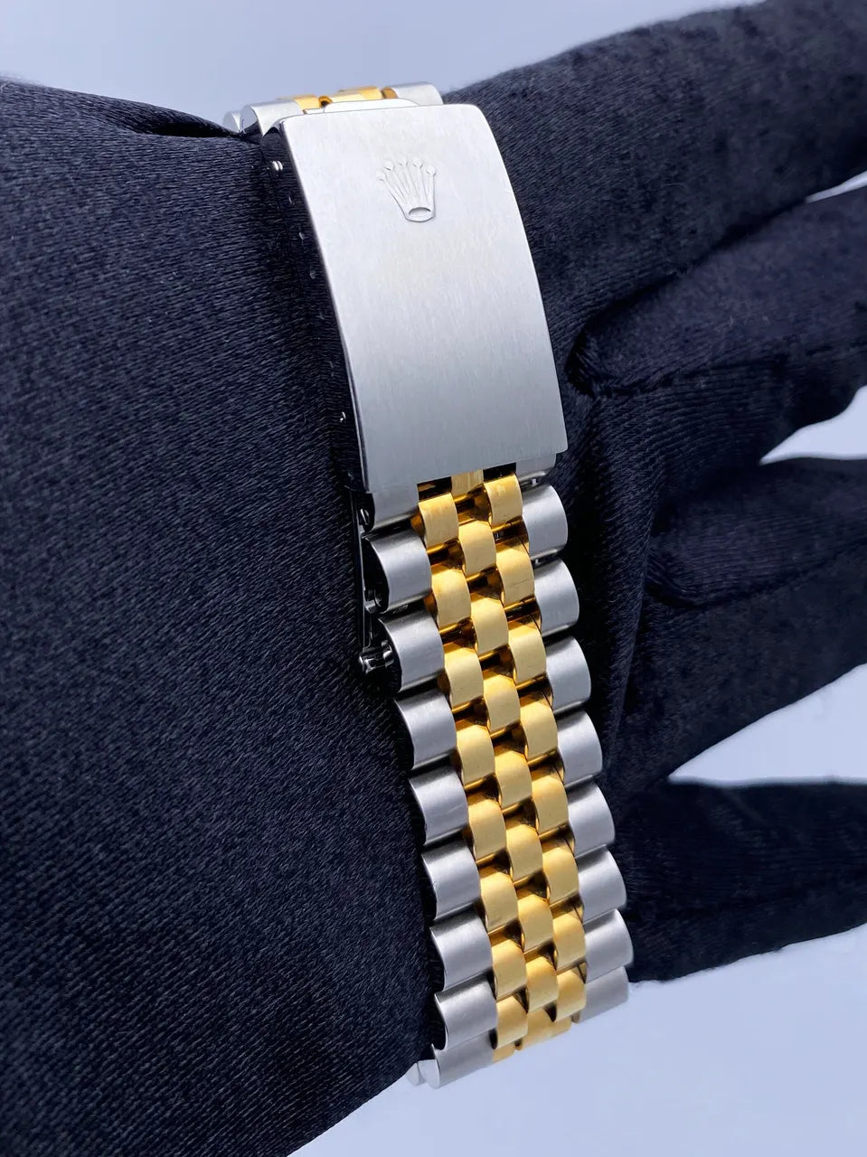 datejust Rolex Two-Tone White Roman Dial - Hình 8
