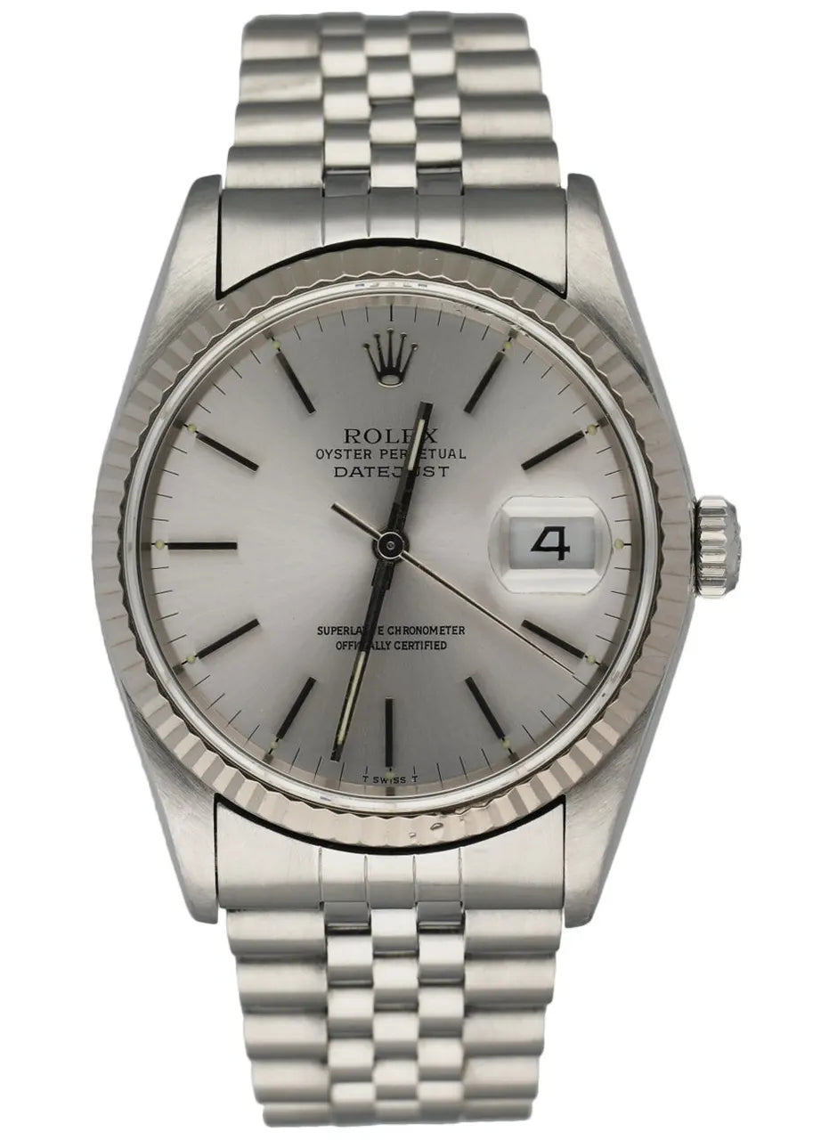 Rolex Datejust Rhodium Dial