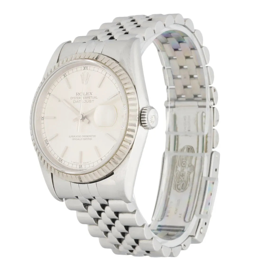 Rolex Oyster Perpetual Silver Dial - Hình 2