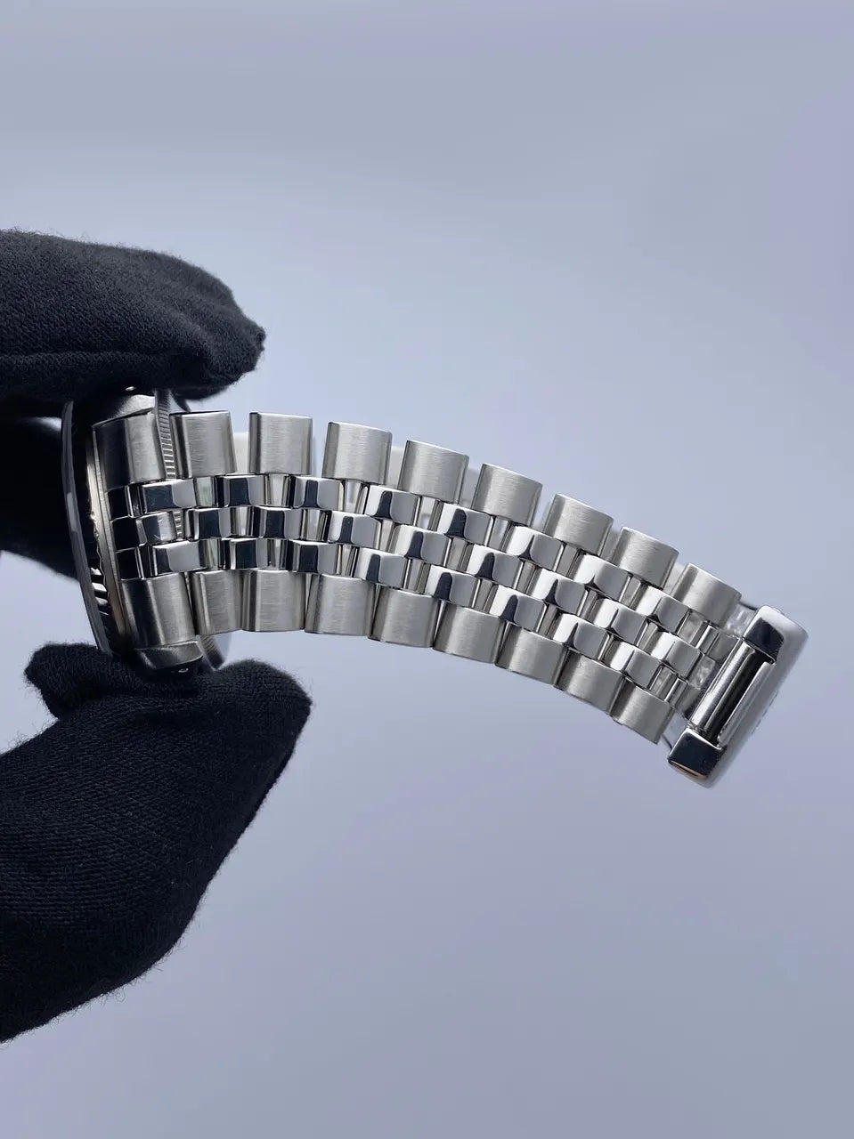 dial Rolex Silver Tapestry Datejust - Hình 8