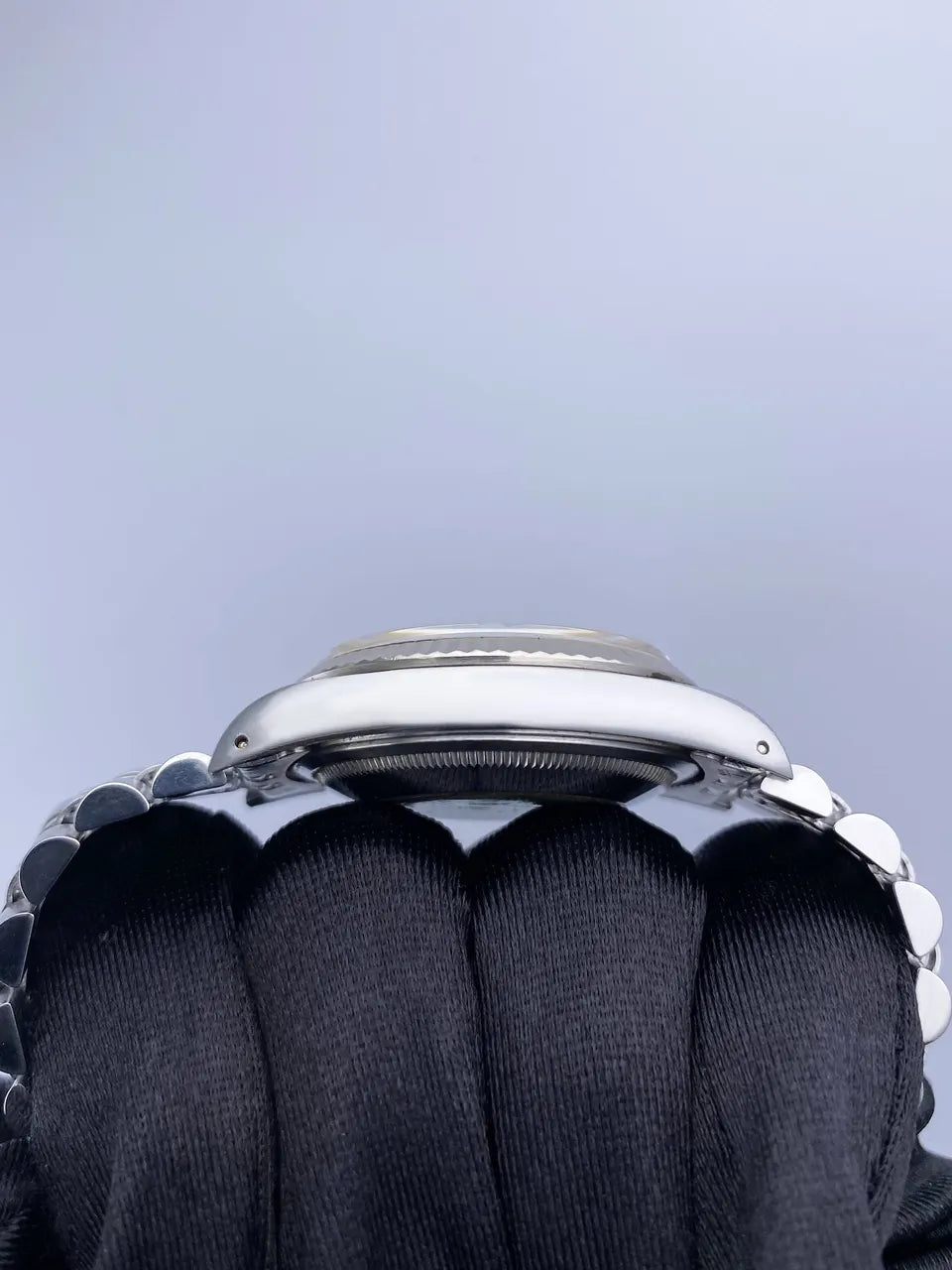 dial Rolex Silver Tapestry Datejust - Hình 5