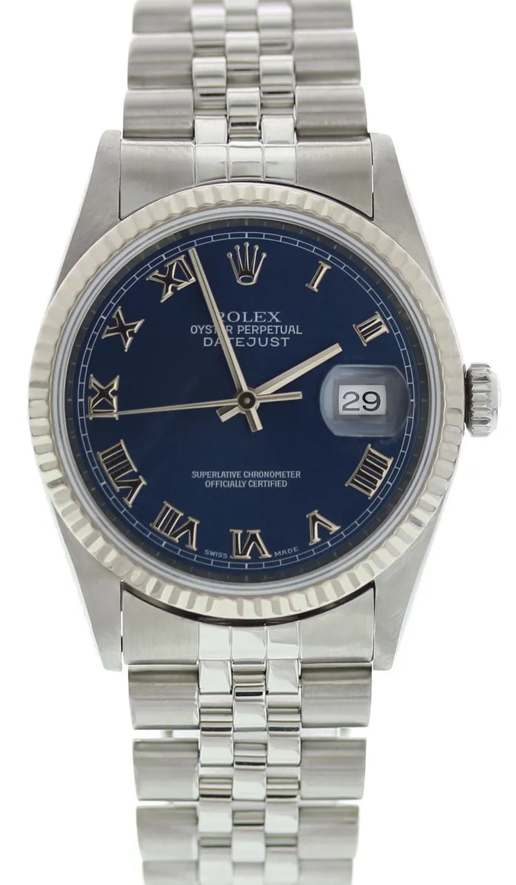 Rolex Blue Roman Numeral