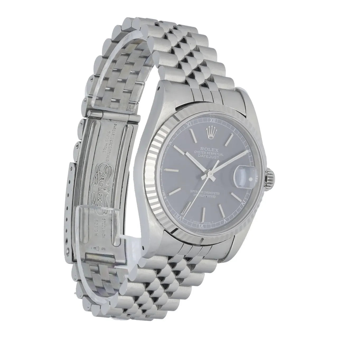 Datejust Blue Dial Steel rolex - Hình 3