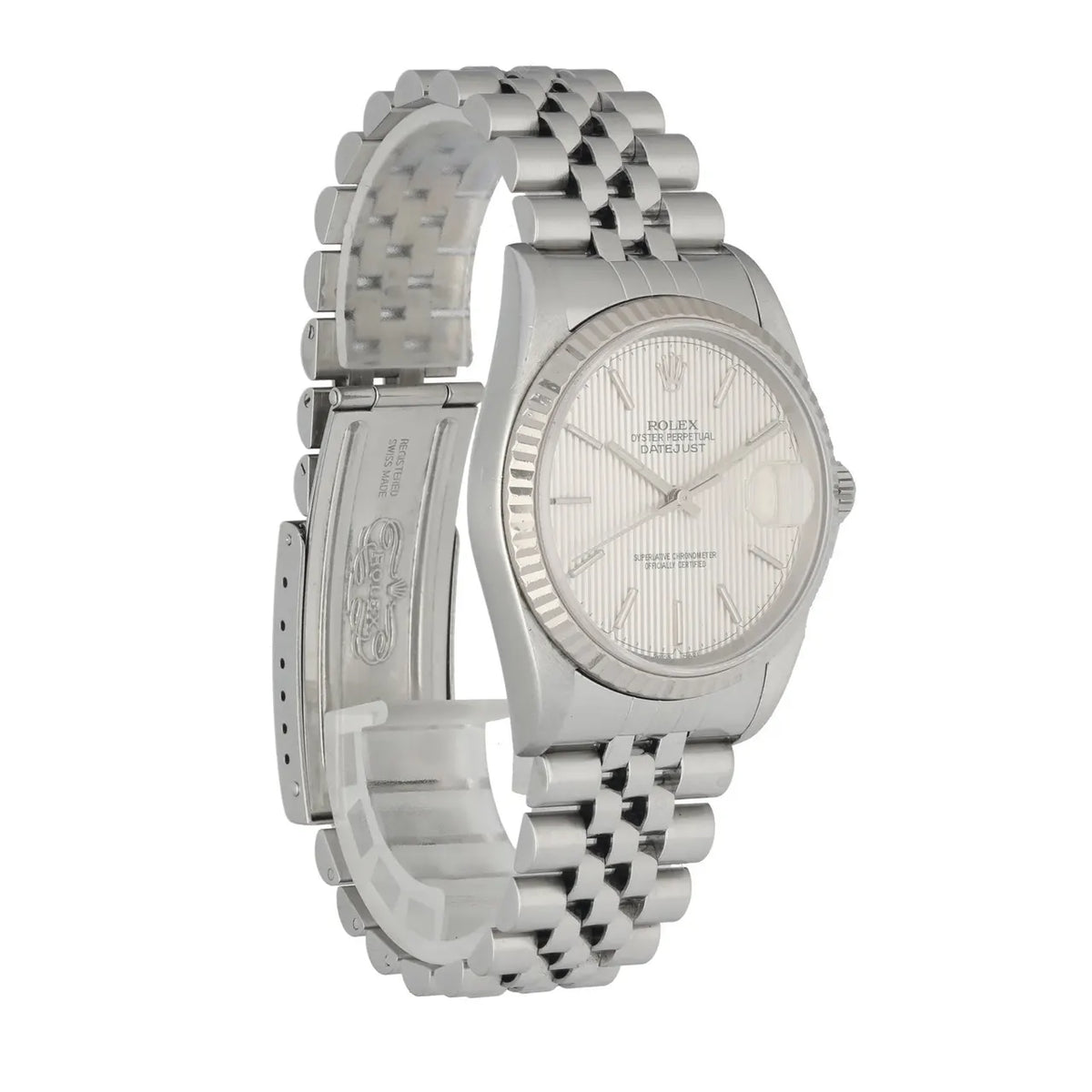 Rolex Silver Linen Dial - Hình 3