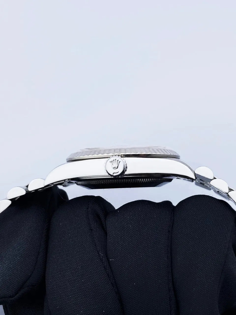 Rolex White Roman Dial Datejust - Hình 3