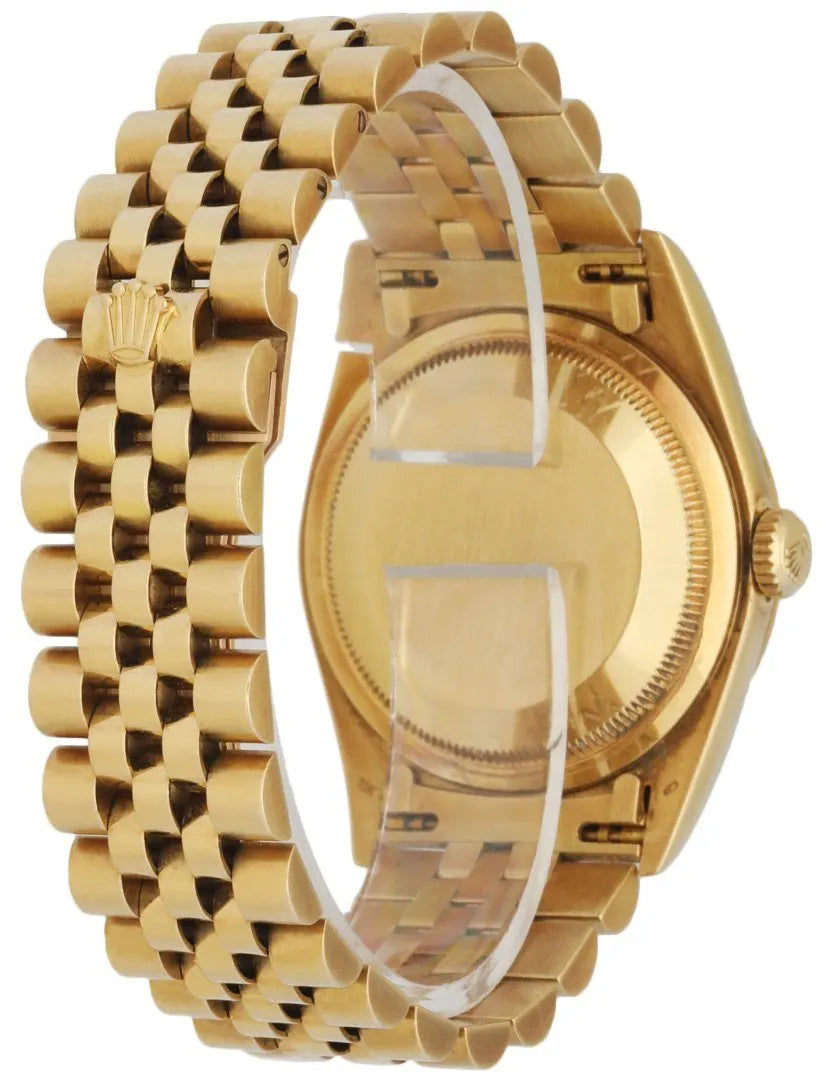 Rolex Gold Blue Diamond Dial datejust - Hình 4